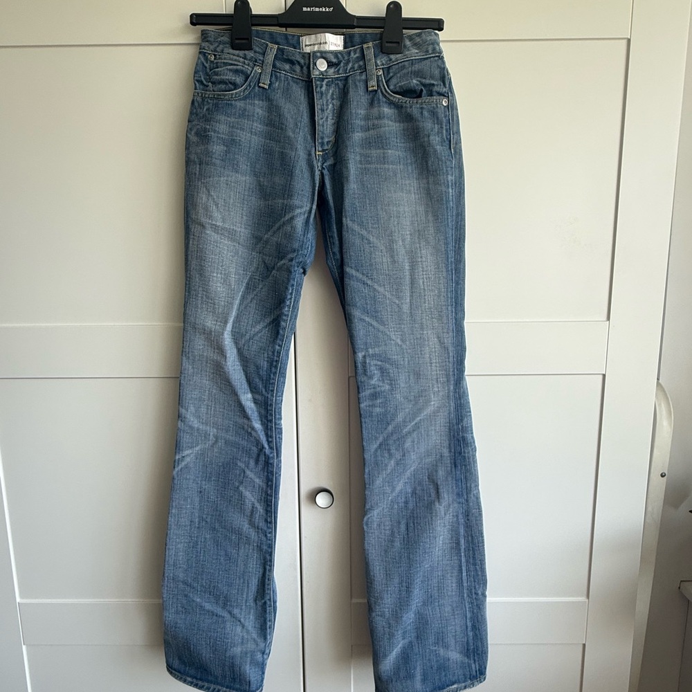 Classic Women's Blue Straight-Leg Jeans